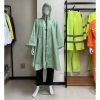 Women's Long Hooded Rain Jacket Waterproof one piece Raincoat#customized